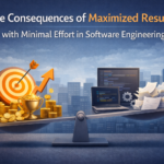 The consequences of maximized results with minimal effort in Software Engineering